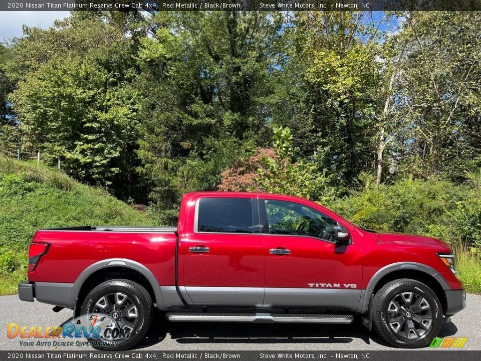 Red Metallic 2020 Nissan Titan Platinum Reserve Crew Cab 4x4 Photo #5