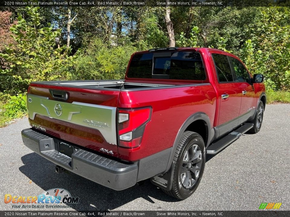 Red Metallic 2020 Nissan Titan Platinum Reserve Crew Cab 4x4 Photo #6