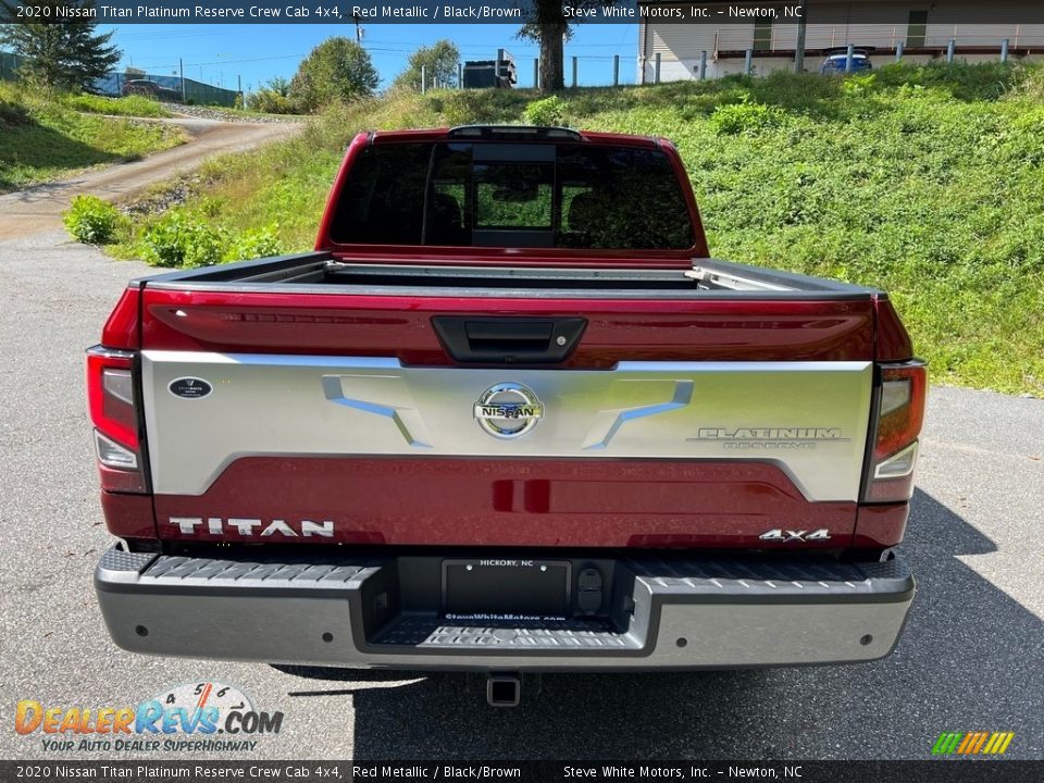 Red Metallic 2020 Nissan Titan Platinum Reserve Crew Cab 4x4 Photo #7