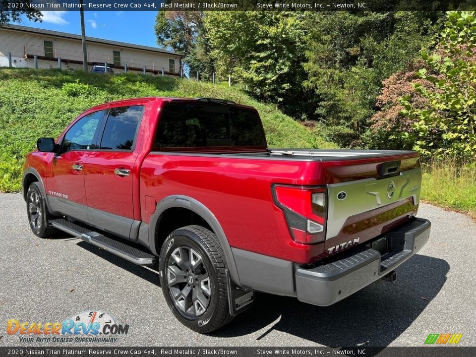 Red Metallic 2020 Nissan Titan Platinum Reserve Crew Cab 4x4 Photo #9