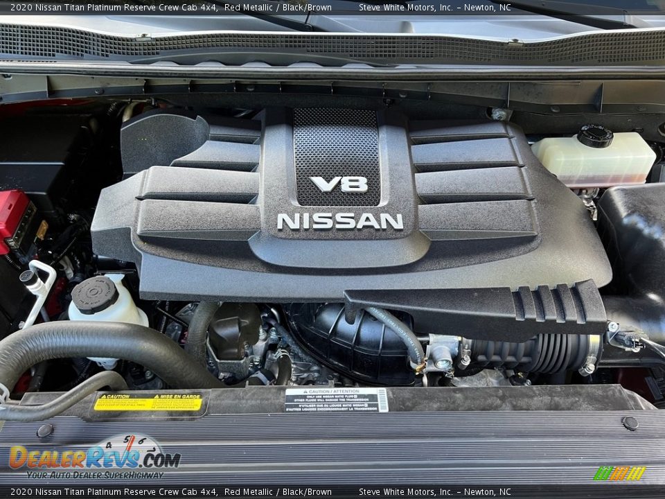 2020 Nissan Titan Platinum Reserve Crew Cab 4x4 5.6 Liter DOHC 32-Valve VVEL V8 Engine Photo #10
