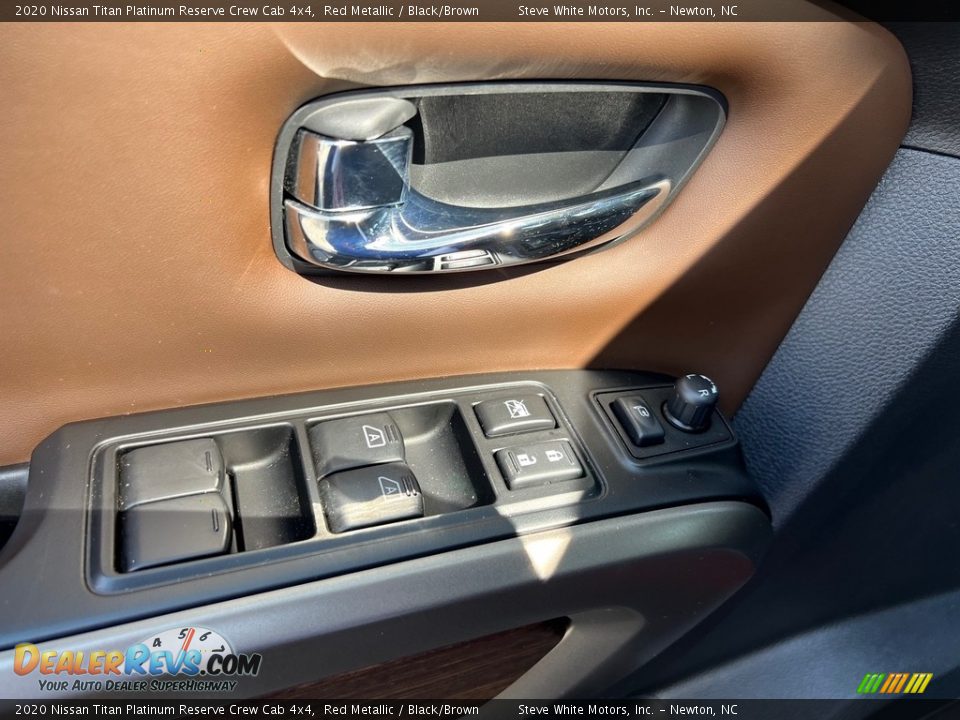 Door Panel of 2020 Nissan Titan Platinum Reserve Crew Cab 4x4 Photo #13