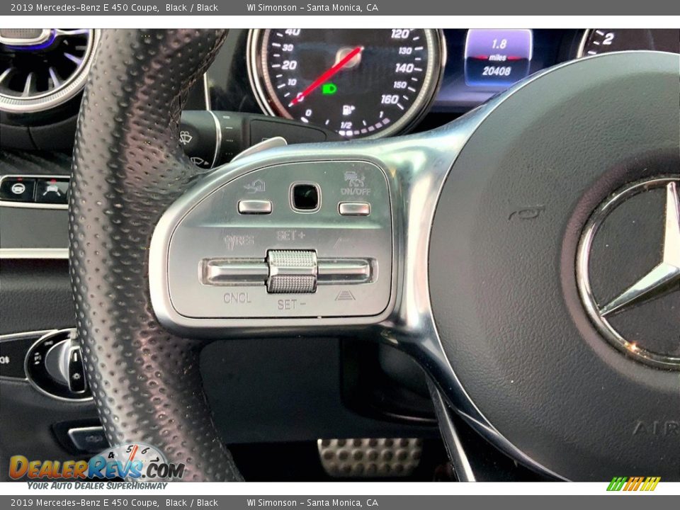 2019 Mercedes-Benz E 450 Coupe Steering Wheel Photo #21