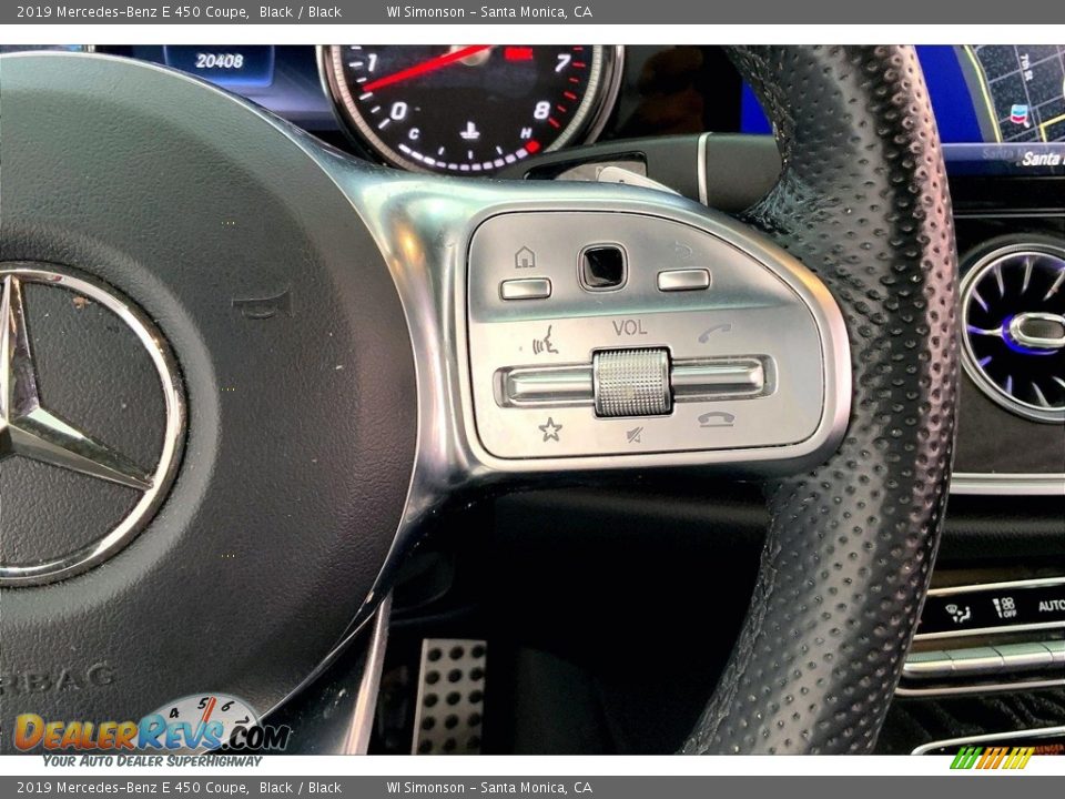 2019 Mercedes-Benz E 450 Coupe Steering Wheel Photo #22