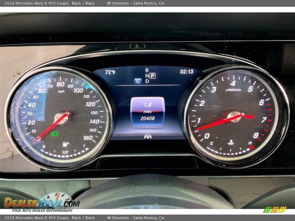 2019 Mercedes-Benz E 450 Coupe Gauges Photo #23