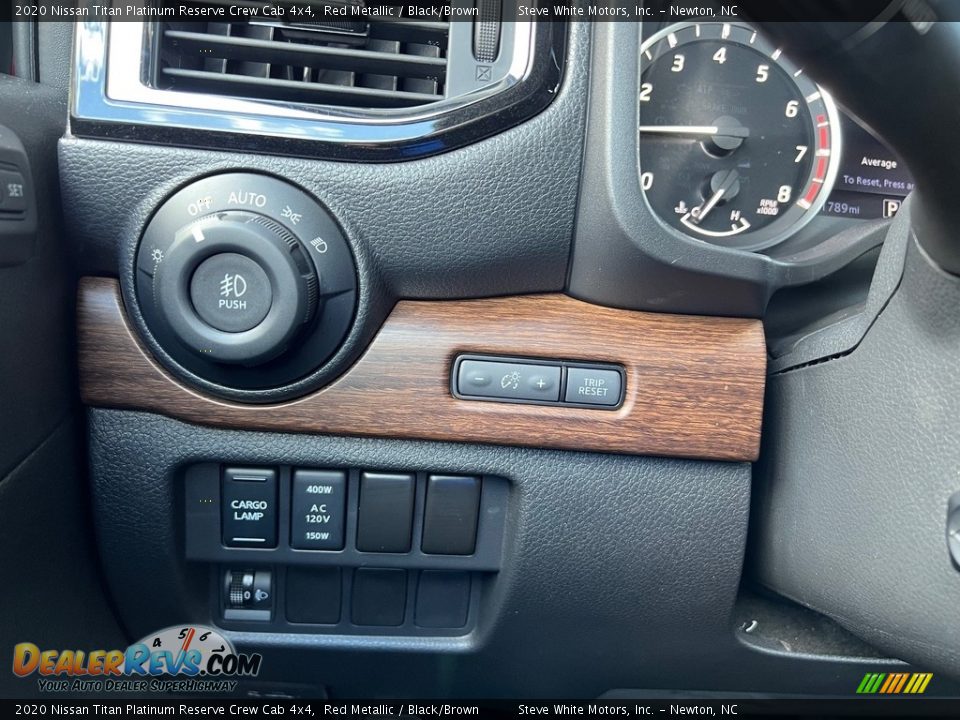 Controls of 2020 Nissan Titan Platinum Reserve Crew Cab 4x4 Photo #20