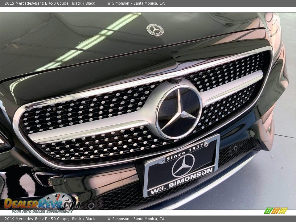 2019 Mercedes-Benz E 450 Coupe Black / Black Photo #30