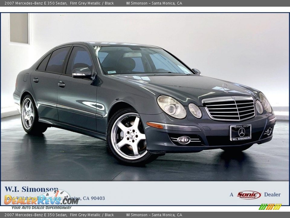 2007 Mercedes-Benz E 350 Sedan Flint Grey Metallic / Black Photo #1