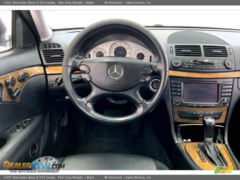 2007 Mercedes-Benz E 350 Sedan Flint Grey Metallic / Black Photo #4