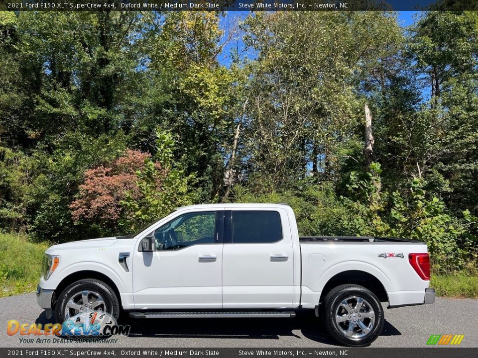 Oxford White 2021 Ford F150 XLT SuperCrew 4x4 Photo #1