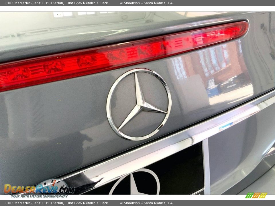 2007 Mercedes-Benz E 350 Sedan Flint Grey Metallic / Black Photo #7