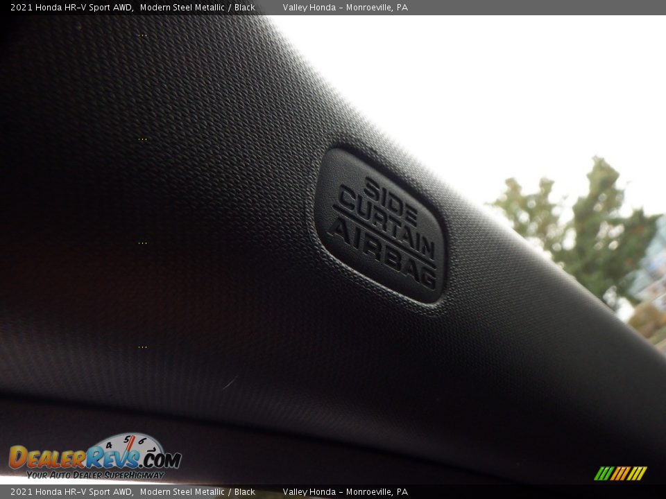 2021 Honda HR-V Sport AWD Modern Steel Metallic / Black Photo #15