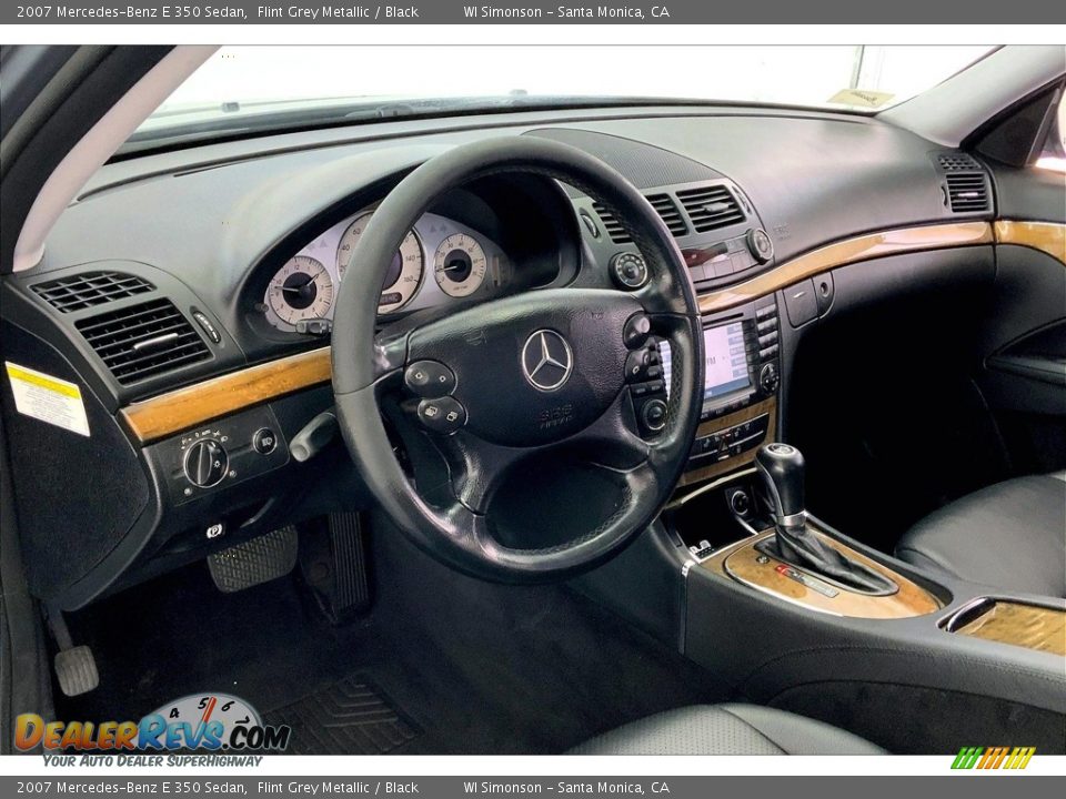 2007 Mercedes-Benz E 350 Sedan Flint Grey Metallic / Black Photo #14