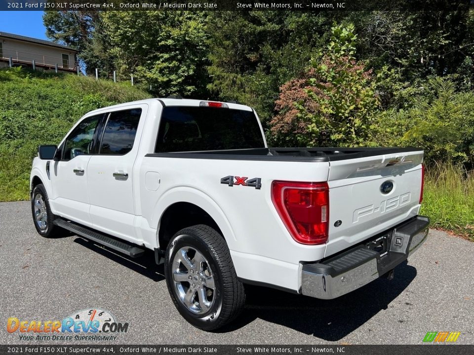 2021 Ford F150 XLT SuperCrew 4x4 Oxford White / Medium Dark Slate Photo #12