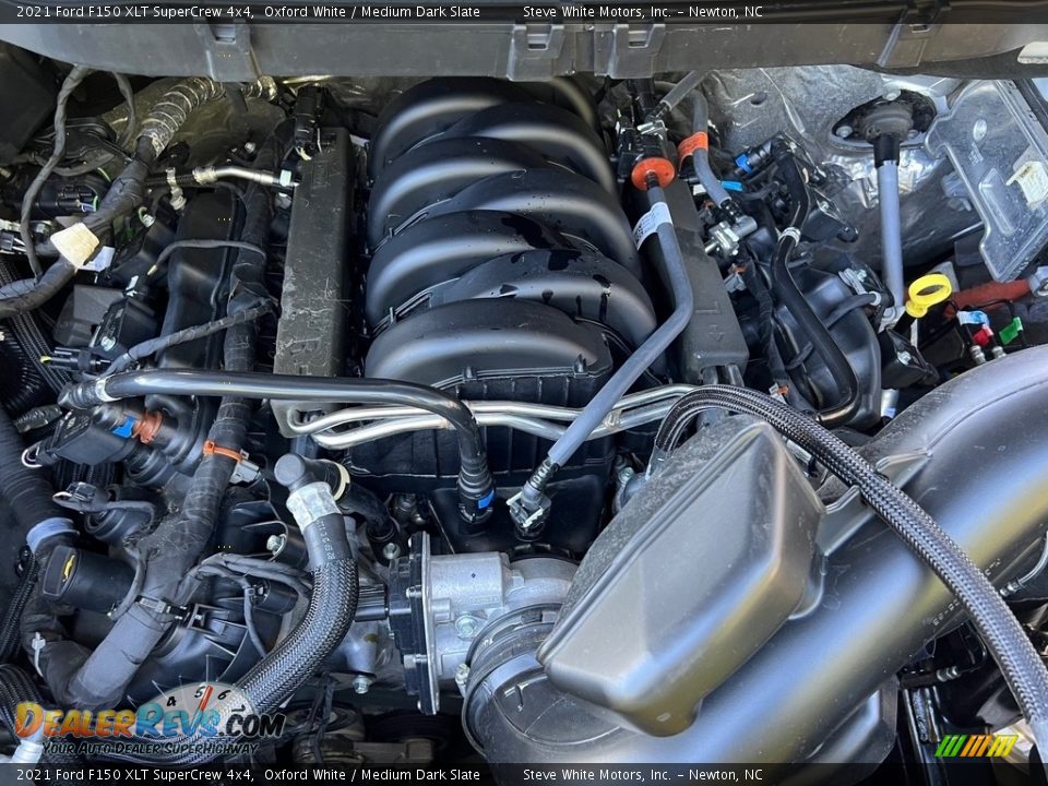2021 Ford F150 XLT SuperCrew 4x4 5.0 Liter DOHC 32-Valve Ti-VCT E85 V8 Engine Photo #13
