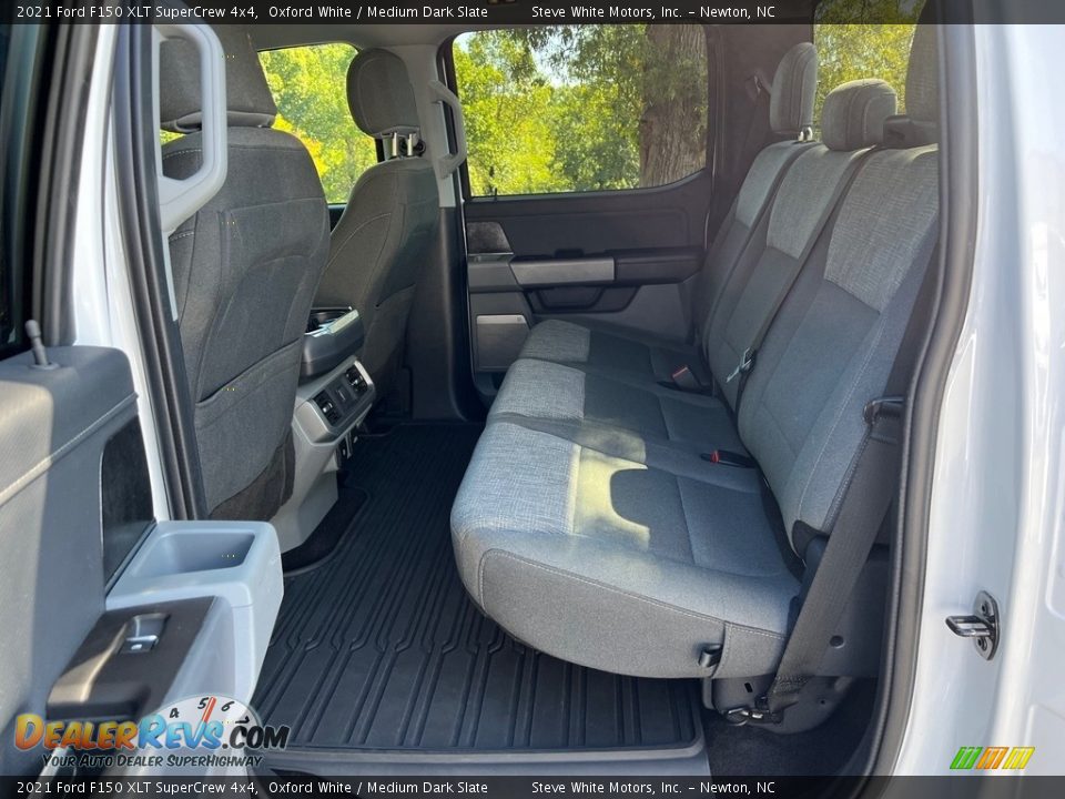 Rear Seat of 2021 Ford F150 XLT SuperCrew 4x4 Photo #17