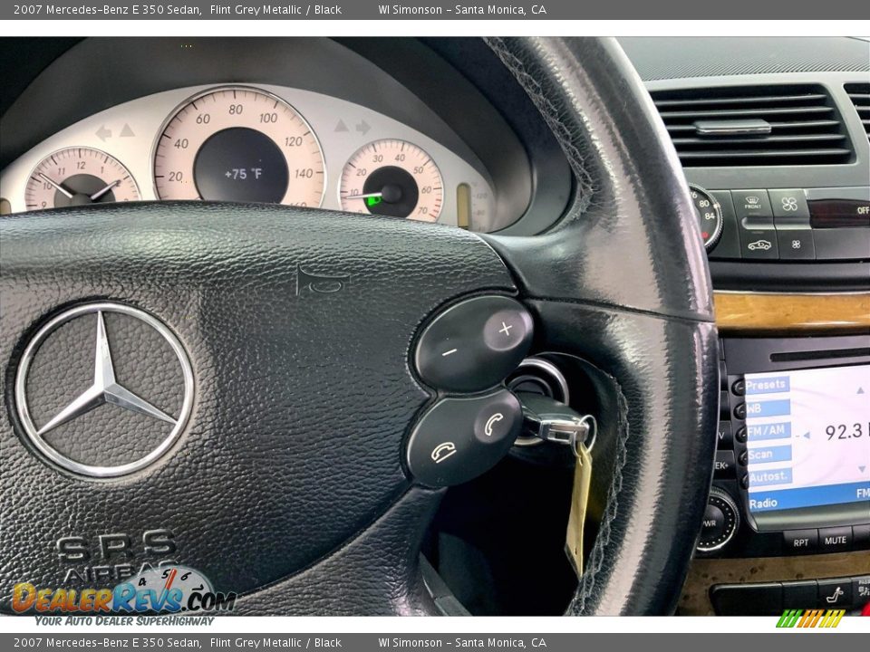 2007 Mercedes-Benz E 350 Sedan Flint Grey Metallic / Black Photo #22