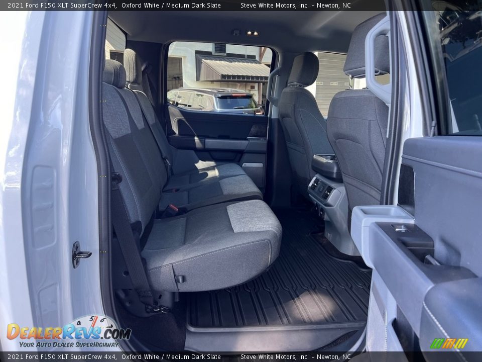 Rear Seat of 2021 Ford F150 XLT SuperCrew 4x4 Photo #18