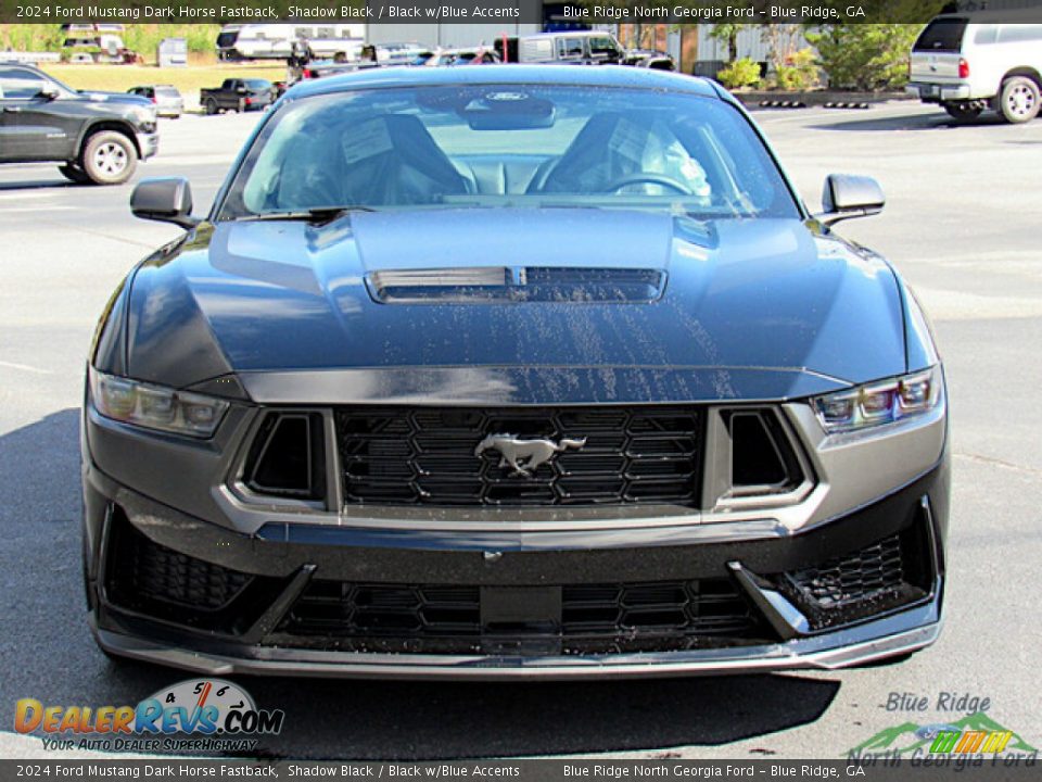 2024 Ford Mustang Dark Horse Fastback Shadow Black / Black w/Blue Accents Photo #8