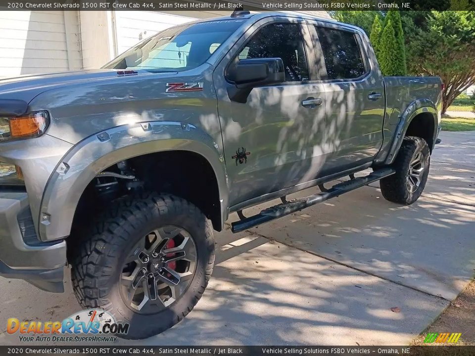 2020 Chevrolet Silverado 1500 RST Crew Cab 4x4 Satin Steel Metallic / Jet Black Photo #13