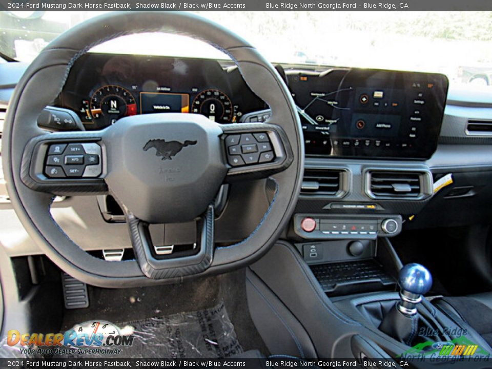 Dashboard of 2024 Ford Mustang Dark Horse Fastback Photo #14