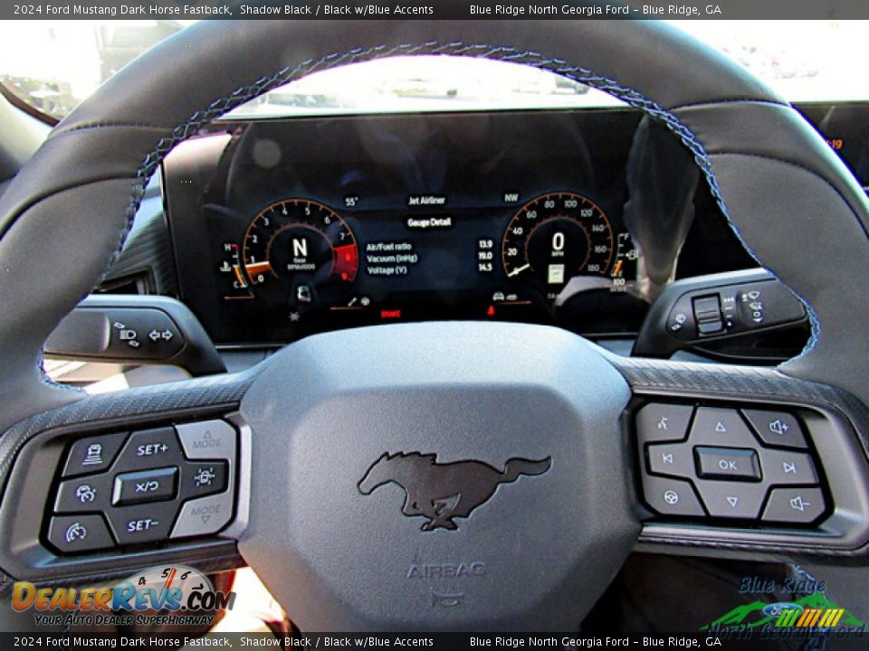 2024 Ford Mustang Dark Horse Fastback Steering Wheel Photo #17