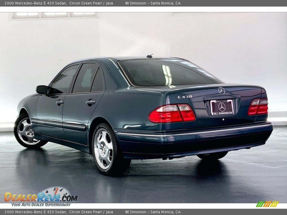 Circon Green Pearl 2000 Mercedes-Benz E 430 Sedan Photo #10