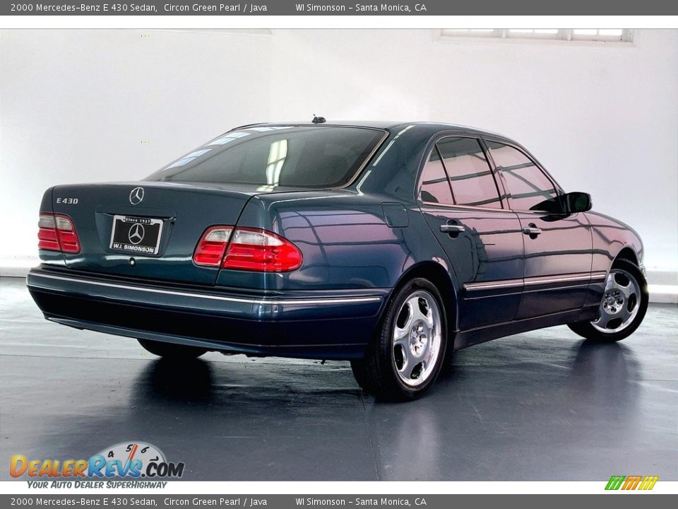 Circon Green Pearl 2000 Mercedes-Benz E 430 Sedan Photo #13