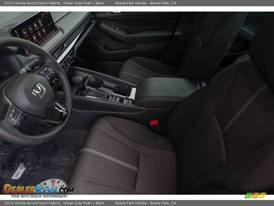 Black Interior - 2024 Honda Accord Sport Hybrid Photo #17