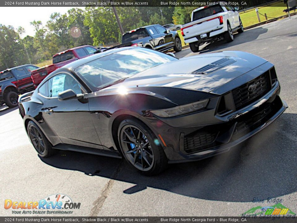 2024 Ford Mustang Dark Horse Fastback Shadow Black / Black w/Blue Accents Photo #29