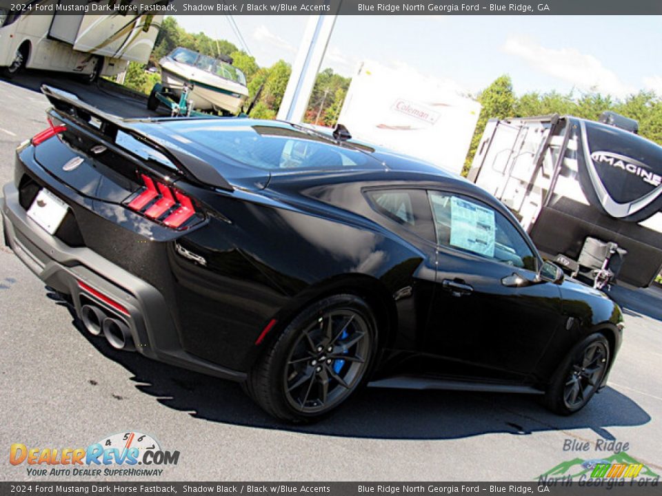 2024 Ford Mustang Dark Horse Fastback Shadow Black / Black w/Blue Accents Photo #30