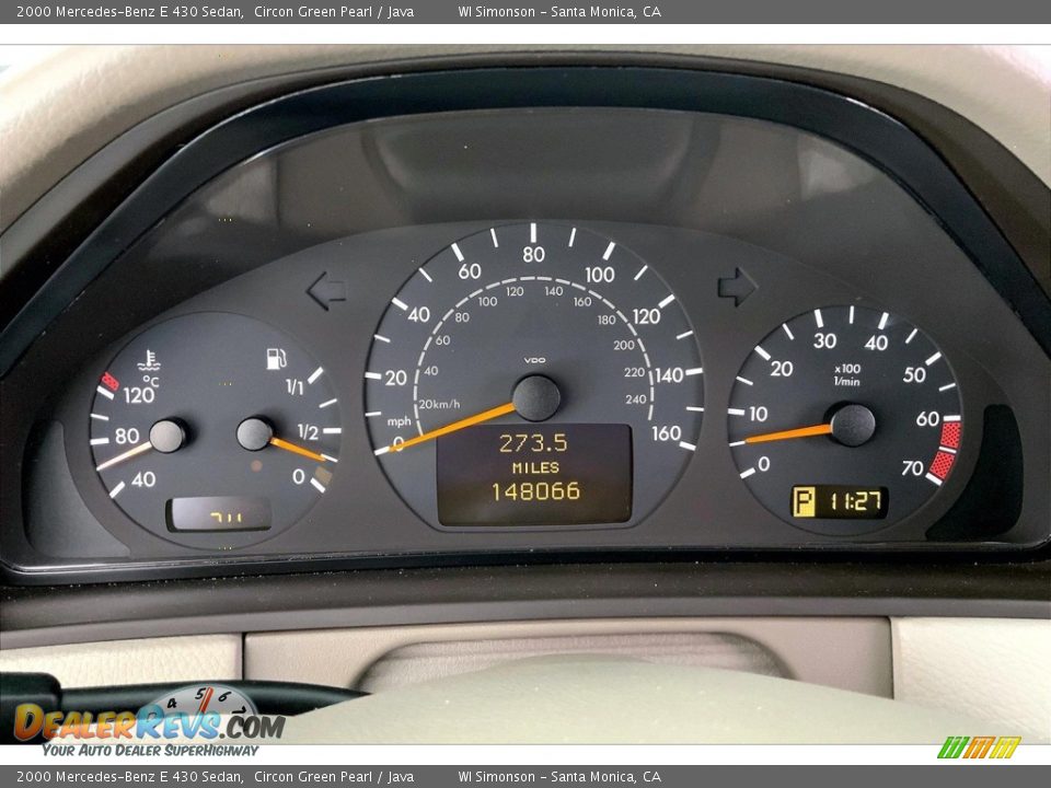 2000 Mercedes-Benz E 430 Sedan Gauges Photo #23