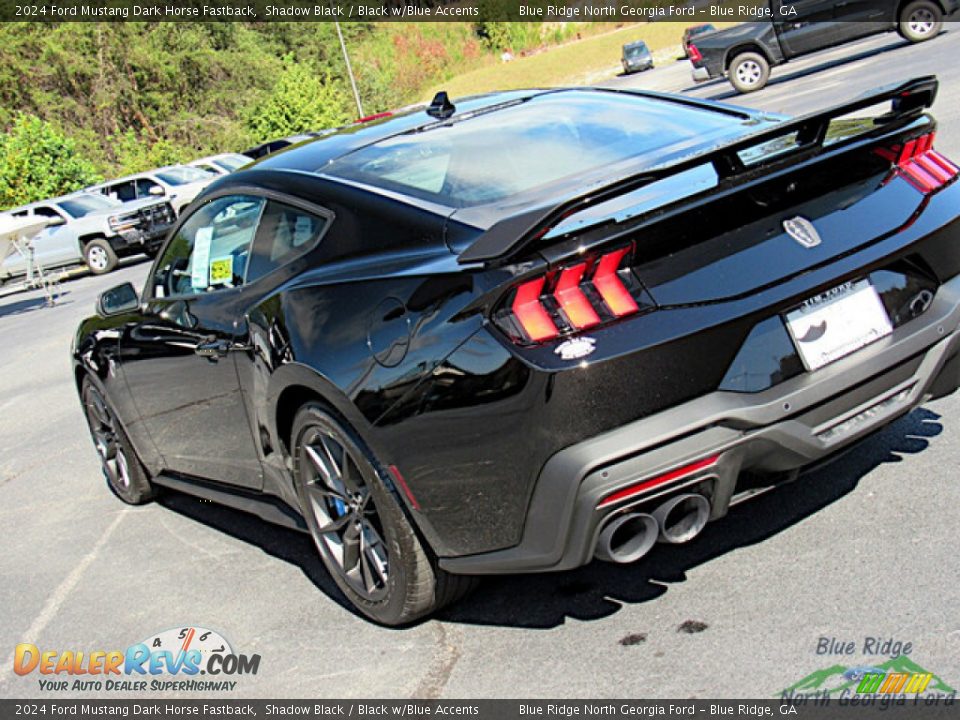 2024 Ford Mustang Dark Horse Fastback Shadow Black / Black w/Blue Accents Photo #31