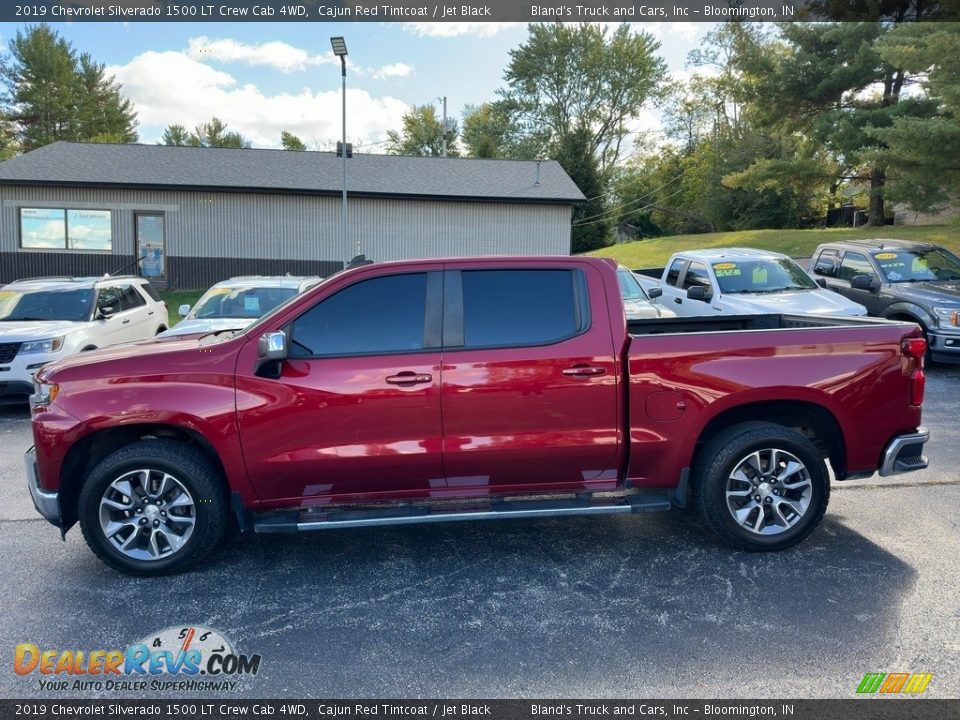 2019 Chevrolet Silverado 1500 LT Crew Cab 4WD Cajun Red Tintcoat / Jet Black Photo #1