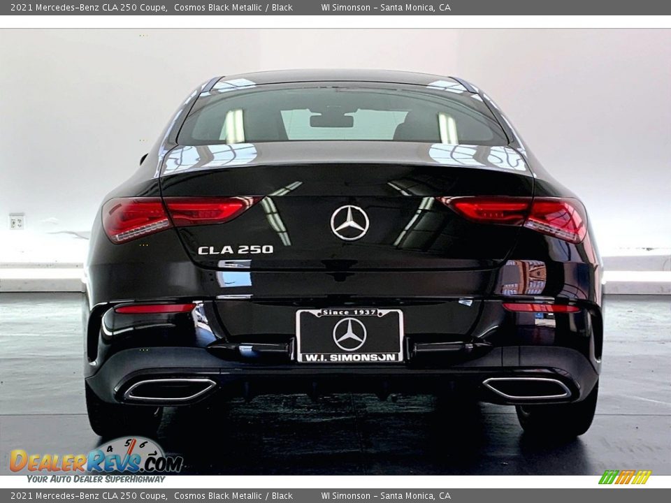 2021 Mercedes-Benz CLA 250 Coupe Cosmos Black Metallic / Black Photo #3