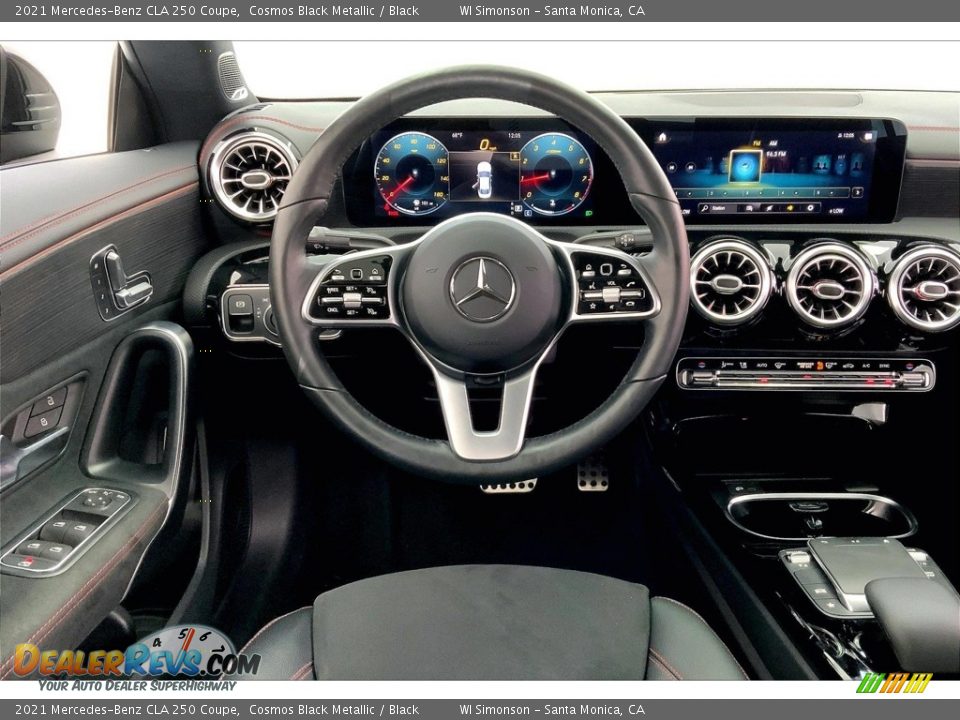 2021 Mercedes-Benz CLA 250 Coupe Cosmos Black Metallic / Black Photo #4