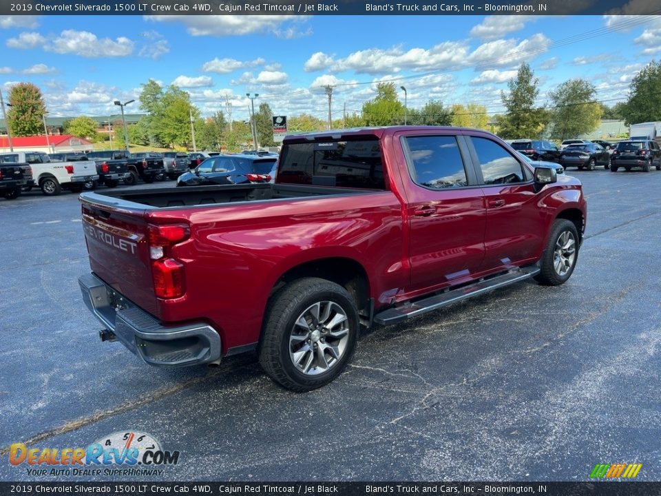 2019 Chevrolet Silverado 1500 LT Crew Cab 4WD Cajun Red Tintcoat / Jet Black Photo #6