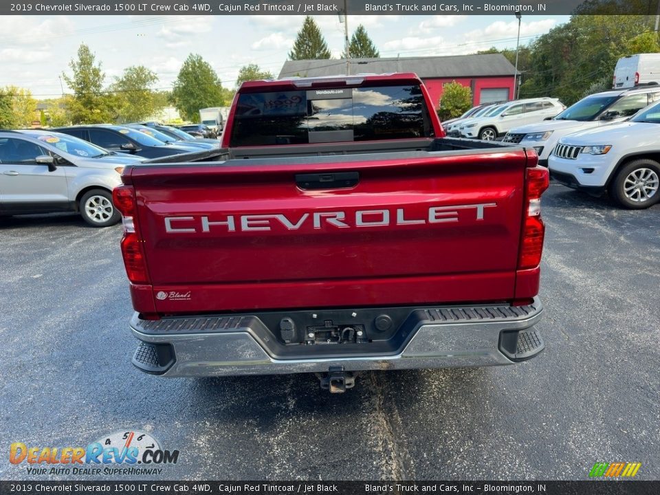 2019 Chevrolet Silverado 1500 LT Crew Cab 4WD Cajun Red Tintcoat / Jet Black Photo #7