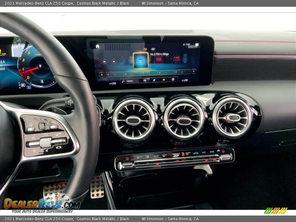 2021 Mercedes-Benz CLA 250 Coupe Cosmos Black Metallic / Black Photo #5