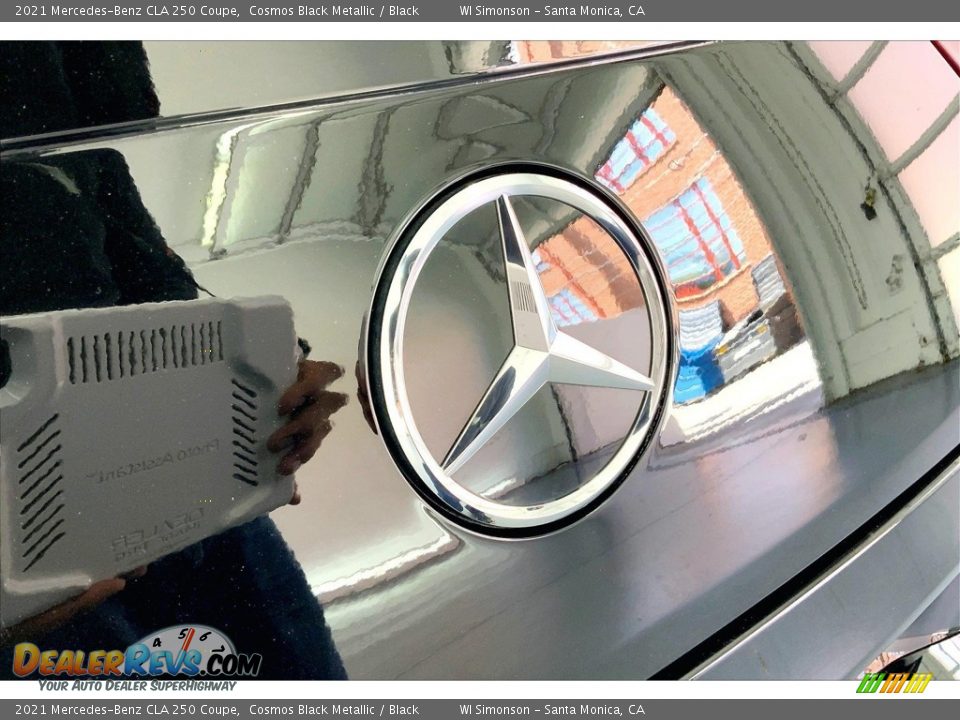 2021 Mercedes-Benz CLA 250 Coupe Cosmos Black Metallic / Black Photo #7