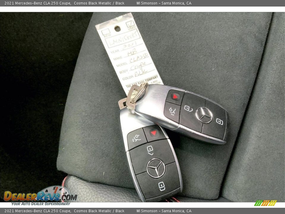 2021 Mercedes-Benz CLA 250 Coupe Cosmos Black Metallic / Black Photo #11