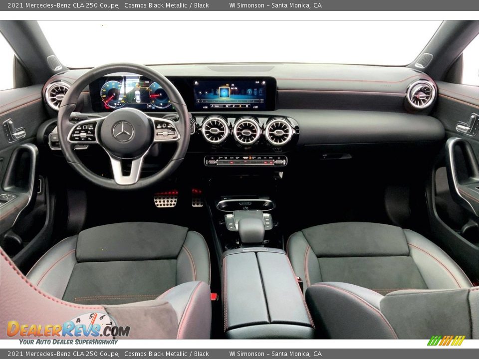 2021 Mercedes-Benz CLA 250 Coupe Cosmos Black Metallic / Black Photo #15
