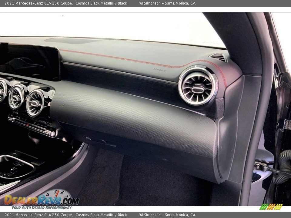 2021 Mercedes-Benz CLA 250 Coupe Cosmos Black Metallic / Black Photo #16