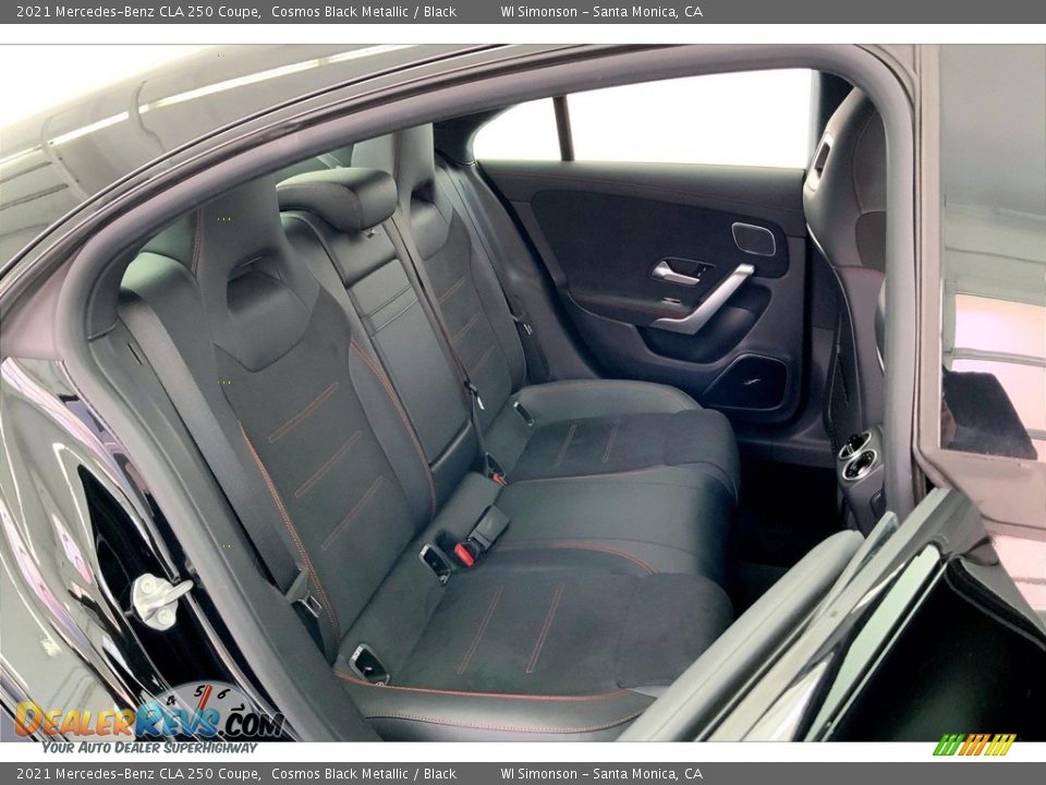 2021 Mercedes-Benz CLA 250 Coupe Cosmos Black Metallic / Black Photo #19