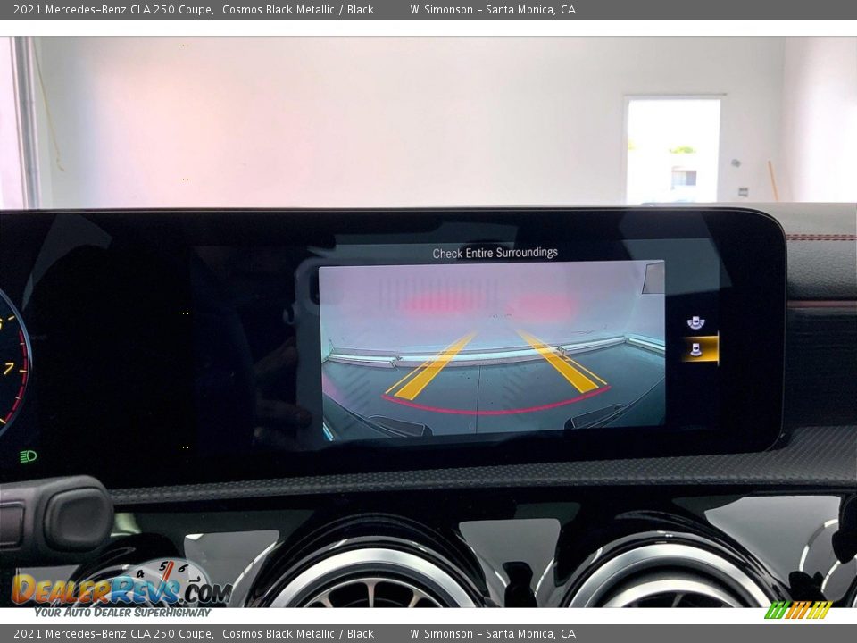 2021 Mercedes-Benz CLA 250 Coupe Cosmos Black Metallic / Black Photo #24