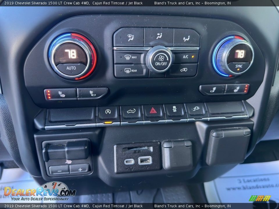 2019 Chevrolet Silverado 1500 LT Crew Cab 4WD Cajun Red Tintcoat / Jet Black Photo #26
