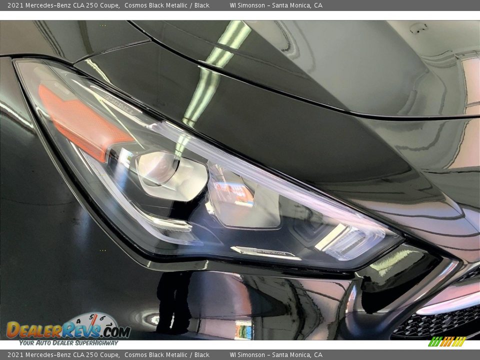 2021 Mercedes-Benz CLA 250 Coupe Cosmos Black Metallic / Black Photo #28