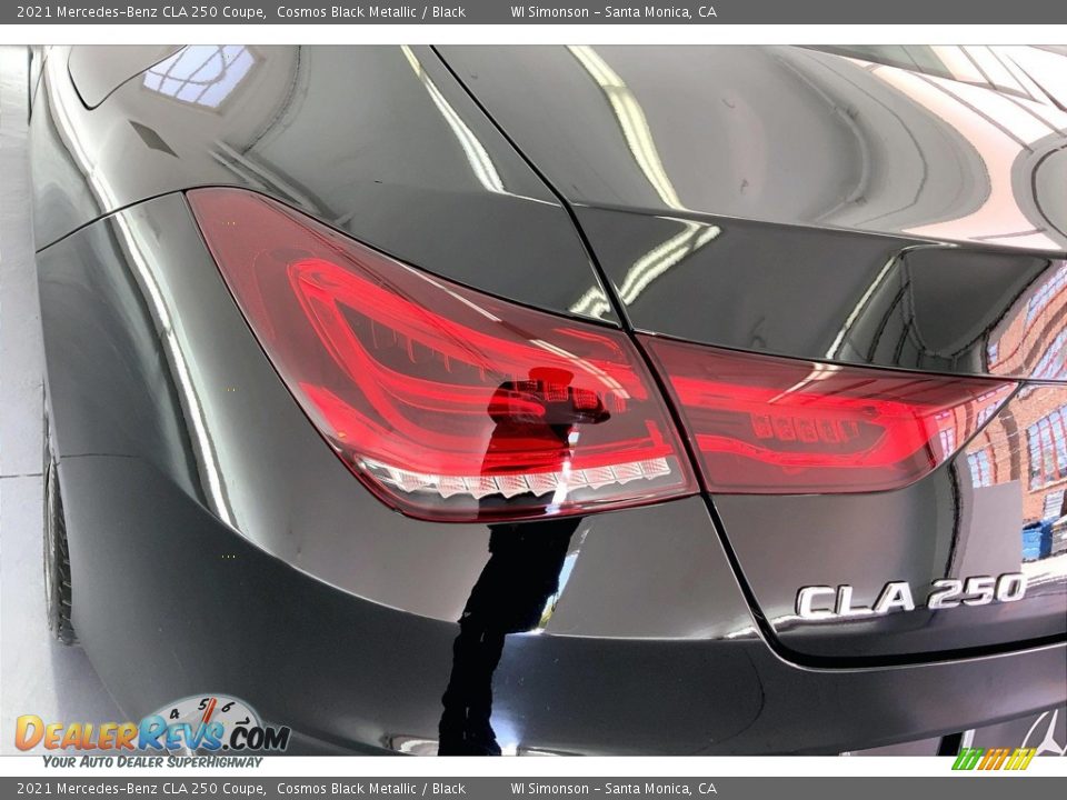 2021 Mercedes-Benz CLA 250 Coupe Cosmos Black Metallic / Black Photo #29