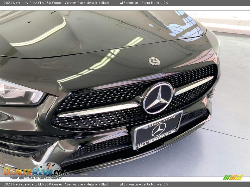 2021 Mercedes-Benz CLA 250 Coupe Cosmos Black Metallic / Black Photo #30