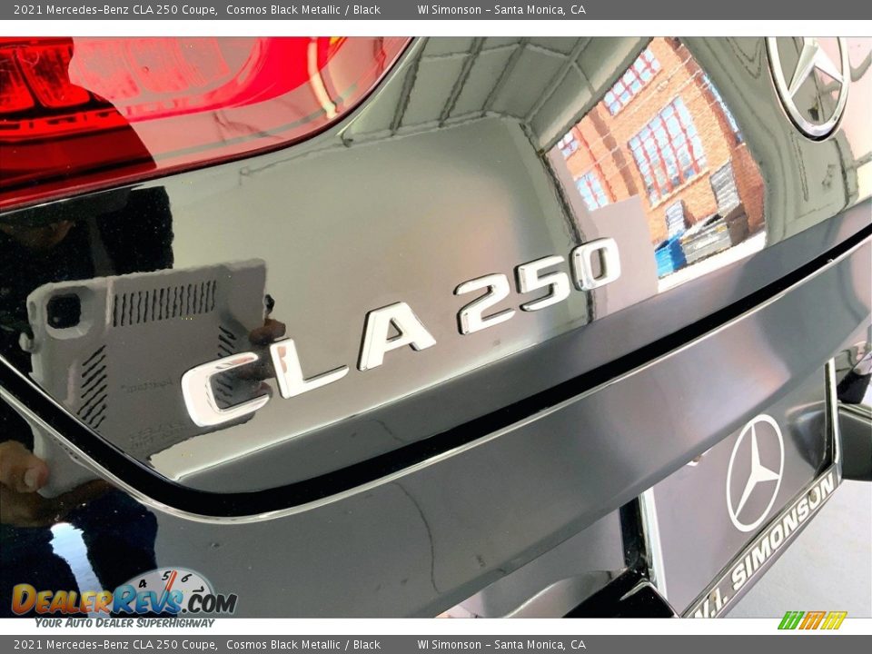 2021 Mercedes-Benz CLA 250 Coupe Cosmos Black Metallic / Black Photo #31